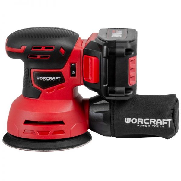 Аккумуляторная шлифмашина эксцентриковая Worcraft CRS-S20Li