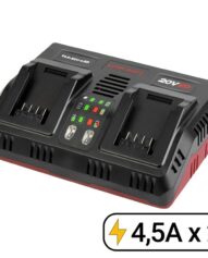 Швидкий зарядний пристрій подвійний Worcraft CLC-20V-4.5D